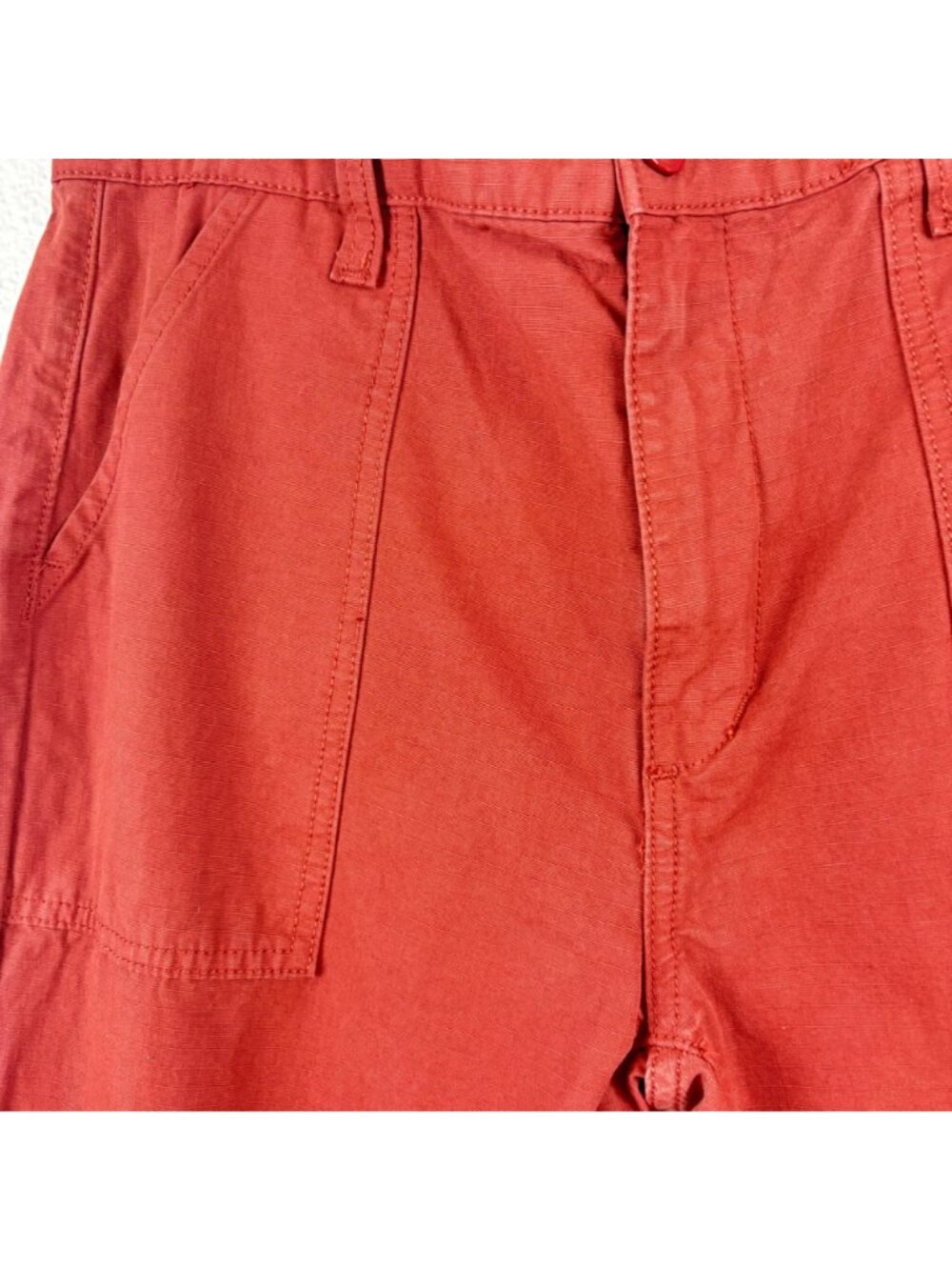 ✨3/$30 Joe's Jeans 30 Orange Cropped Cotton Pants Casual Style - Picture 2 of 6